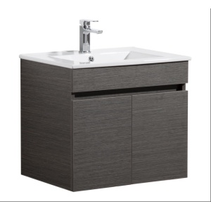 Evie Dark Brown   PVC Color Vanity 600*460*525mm - EV64WH-DB