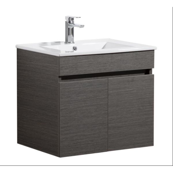 Evie Dark Brown   PVC Color Vanity 600*460*525mm - EV64WH-DB