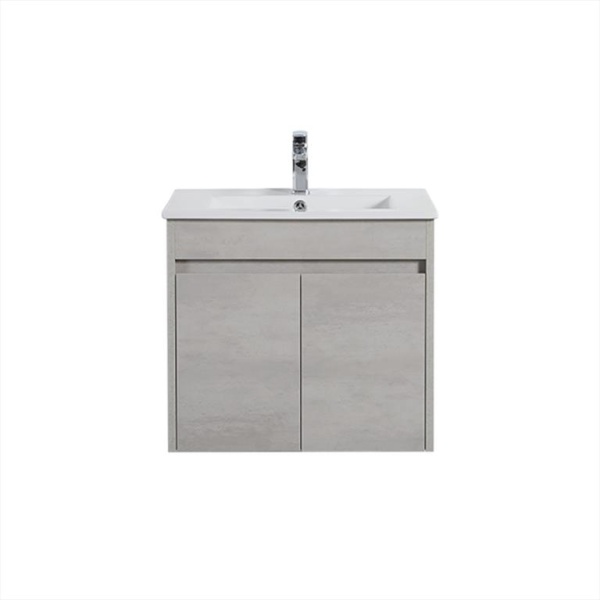 Wall Hung Cabinet Concrete Grey 590*455*525mm - NC64WH