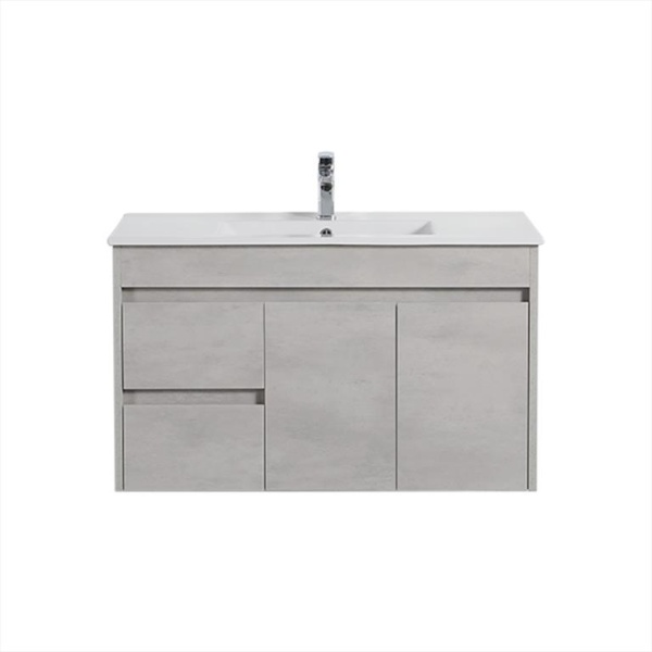 Wall Hung Cabinet Concrete Grey 890*455*525mm - NC94LWH
