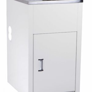 35L Compact Laundry Tub with Cabinet with Side Hole