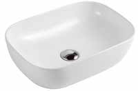 ABOVE COUNTER
GLOSS WHITE
0 TAP HOLE
32MM WASTE WITHOUT OVERFLOW