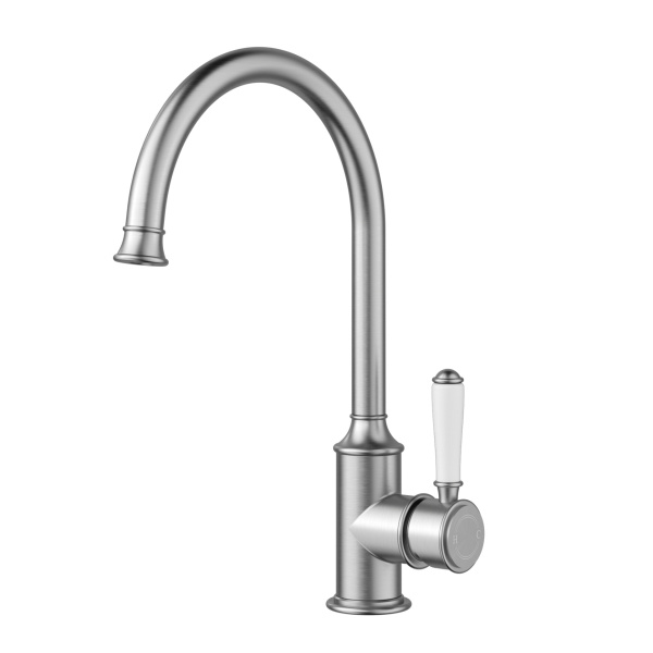 IKON/Clasico Gooseneck Basin Mixer HYB868-101A - Image 3