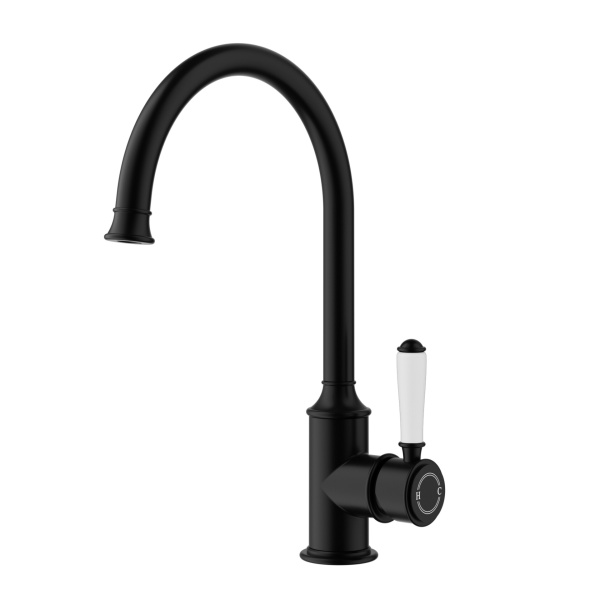 IKON/Clasico Gooseneck Basin Mixer HYB868-101A - Image 2