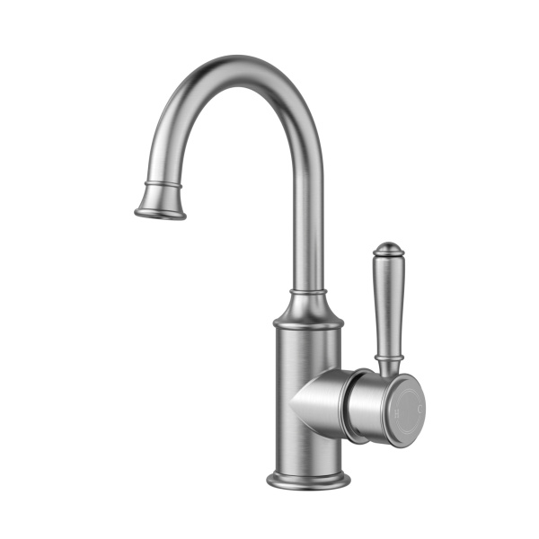 IKON / Clasico Gooseneck Basin Mixer HYB868-201 - Image 3