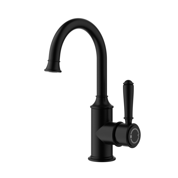 IKON / Clasico Gooseneck Basin Mixer HYB868-201 - Image 4