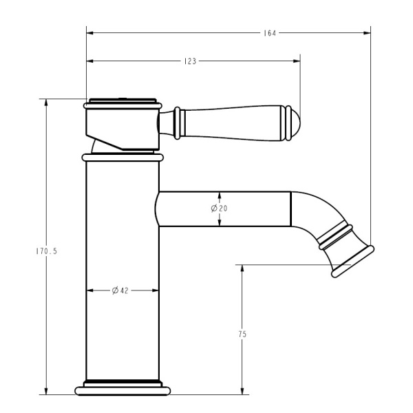IKON / Clasico Basin Mixer HYB868-203 - Image 10