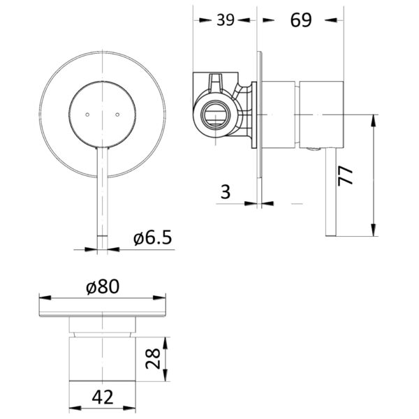 IKON/ HALI WALL MIXER - HYB88-301 - Image 6