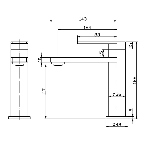 RUKI BASIN MIXER - PBS2001 - Image 6