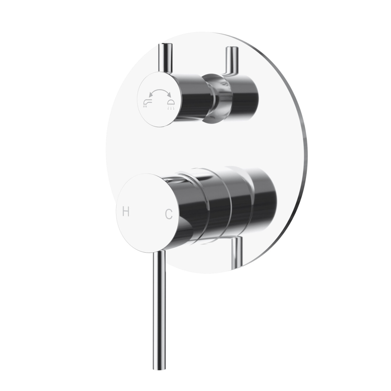Otus Slimline Wall Mixer Diverter Trim Kit