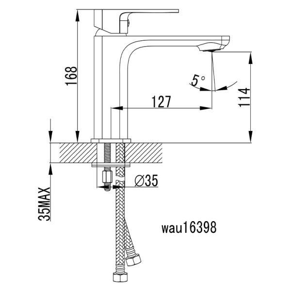 IKON/ SETO BASIN MIXER - HYB66-201 - Image 5