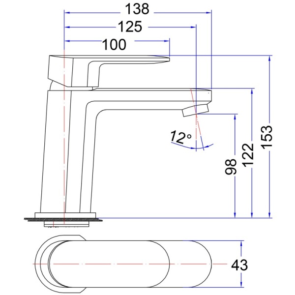 CORA BASIN MIXER - PBR2001 - Image 3