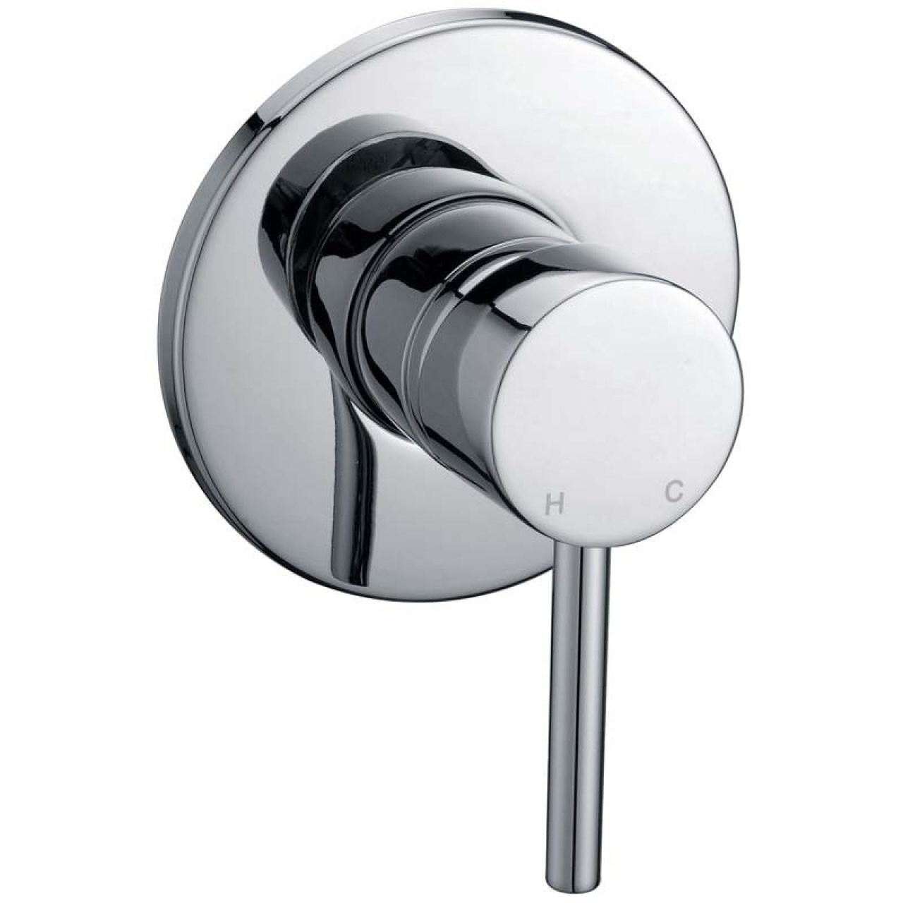 Otus Pin Handle Round Wall Mixer - PC-3001SB