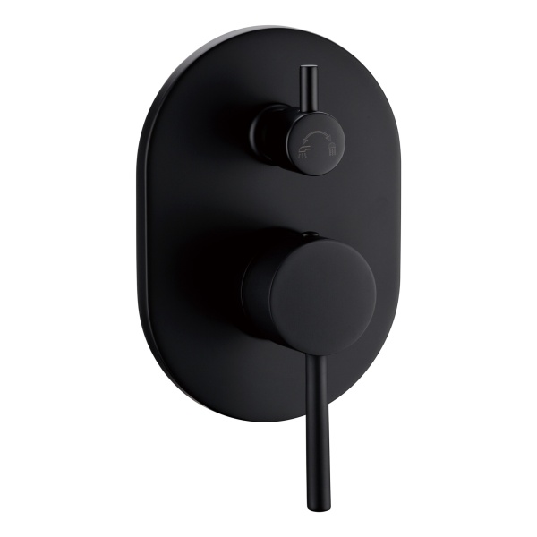 OTUS PIN HANDLE WALL MIXER WITH DIVERTER - PC3002SB - Image 2