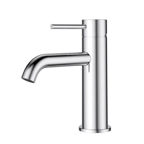 Otus Slimline SS Basin Mixer Curved Spout - PLC2001SS - Image 4