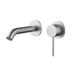 Otus Slimline SS Wall Basin Mixer Separate Trim Kit PLC3004SS-TK