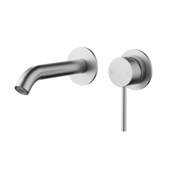 Otus Slimline SS Wall Basin Mixer Separate Trim Kit PLC3004SS-TK