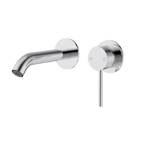 Otus Slimline SS Wall Basin Mixer Separate Trim Kit PLC3004SS-TK - Image 3