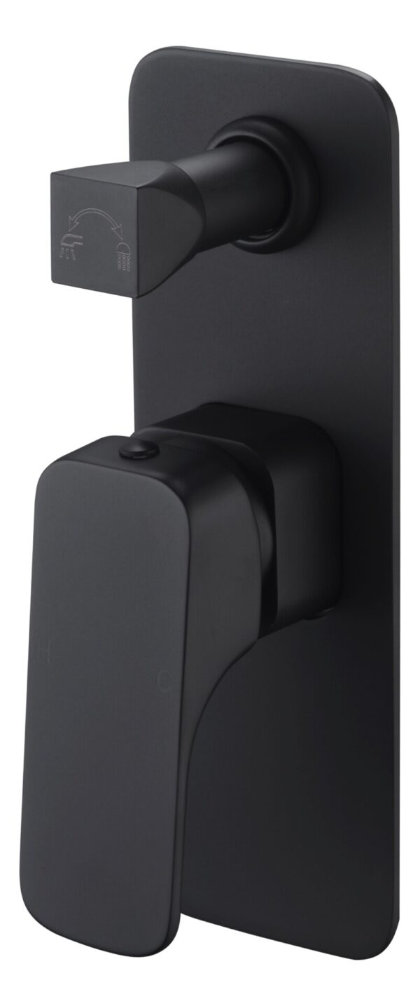 EDEN SOFT SQUARE BATH/SHOWER MIXER WITH DIVERTER - PSL3002 - Image 3