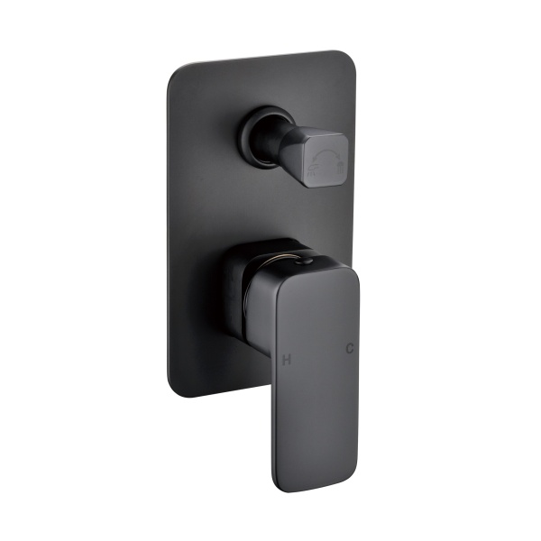 NOVA WALL MIXER WITH TOP DIVERTER - PSR3005SB - Image 2