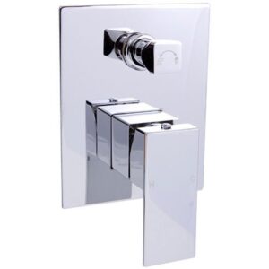 ROSA SQUARE BATH/SHOWER MIXER WITH DIVERTER - PSS3002SB