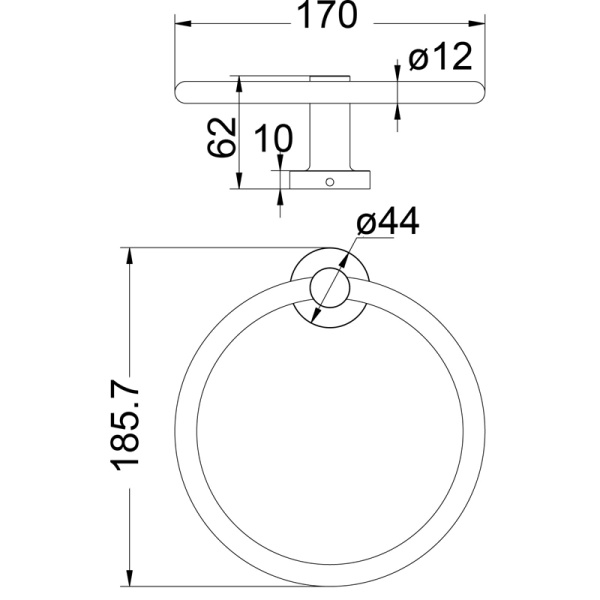 RUBY TOWEL RING -21809 - Image 2