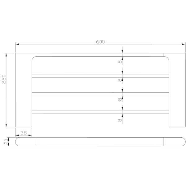 CORA TOWEL RACK - 5303-600 - Image 5