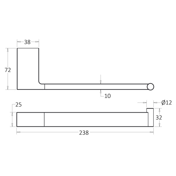 CERAM TOWEL BAR - 55605 - Image 6
