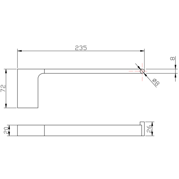 EDEN TOWEL BAR - 5605 - Image 5