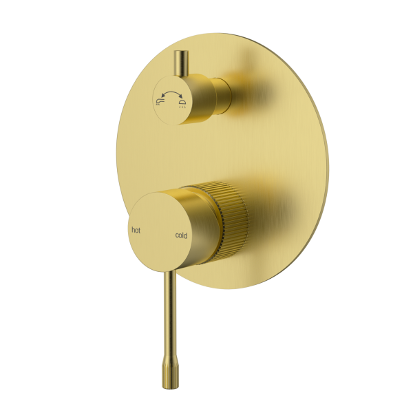 IKON/Linie Wall Diverter Mixer Trim Kit. HYB585-501TK-BN - Image 4