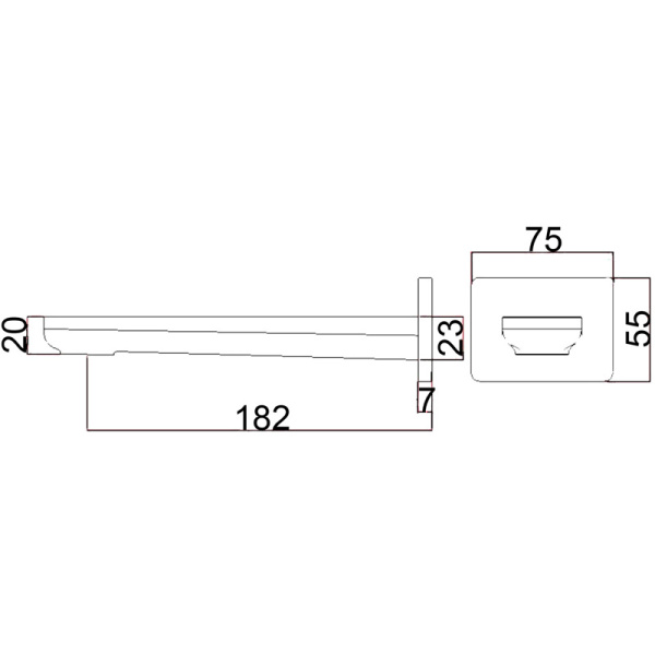 IKON/ SETO BATH SPOUT - HYB66-801 - Image 4