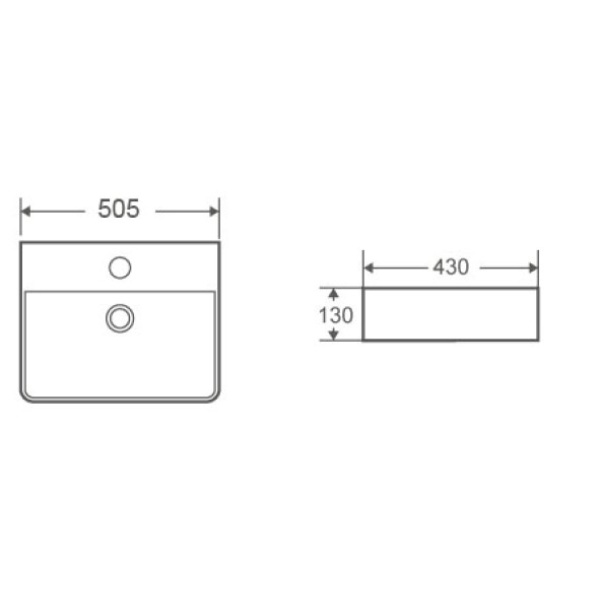 COUNTERTOP / WALL HUNG BASIN - LTI-11-302 - Image 2