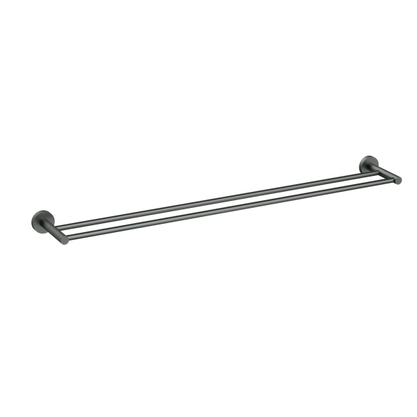 OTUS SLIMLINE DOUBLE TOWEL RAIL 900MM - 4501-900SS - Image 2