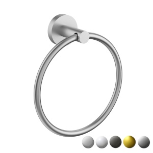 OTUS SLIMLINE TOWEL RING - 4513SS