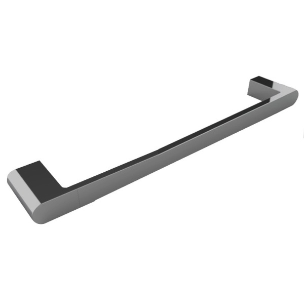 FLORES SINGLE TOWEL RAIL GUNMETAL 300MM - 55301-300-GM