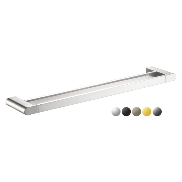 FLORES DOUBLE TOWEL RAIL 600MM - 55302-600