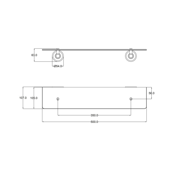 IKON / Clasico Glass Shelf - 66509 - Image 6