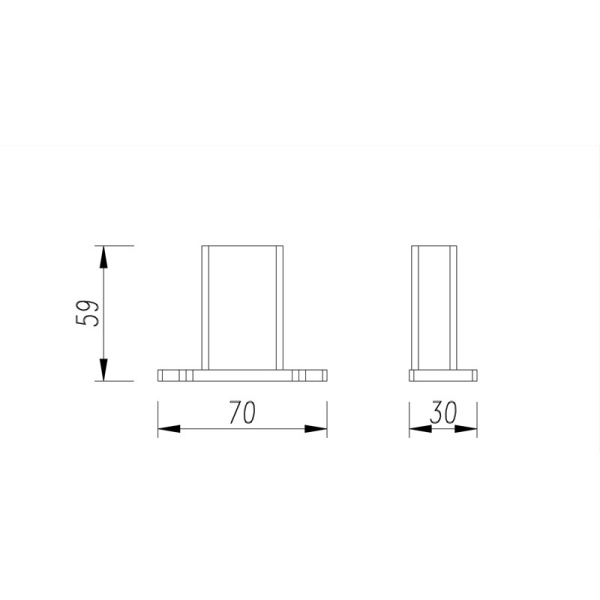 AIKO DOUBLE ROBE HOOK - 7110D - Image 2
