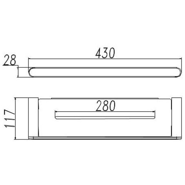 DOVE METAL SHELF - 7303 - Image 2