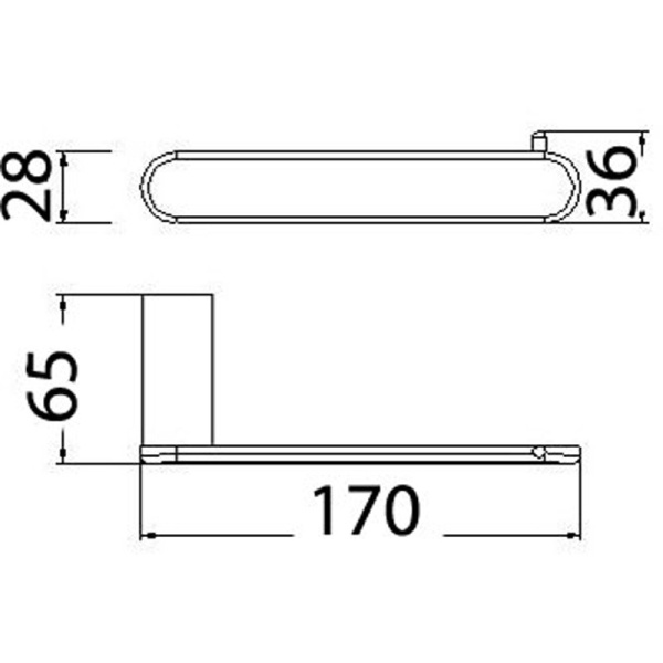 DOVE TOILET ROLL HOLDER - 7311 - Image 2