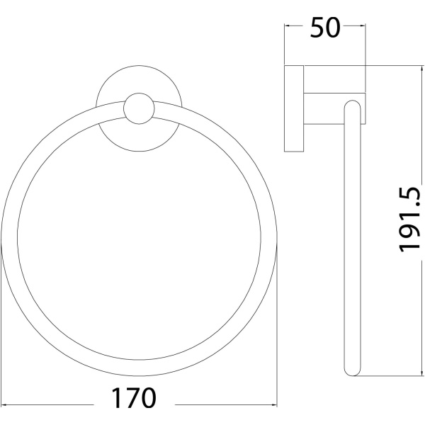 OTUS TOWEL RING - 8113 - Image 7