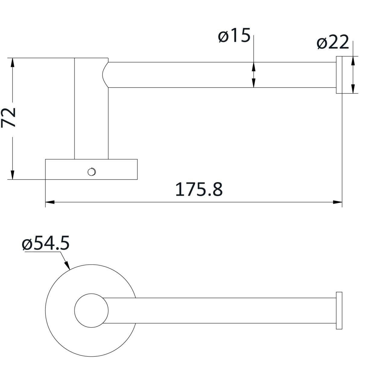 Otus Toilet Roll Holder – RNR Bathrooms & Kitchens