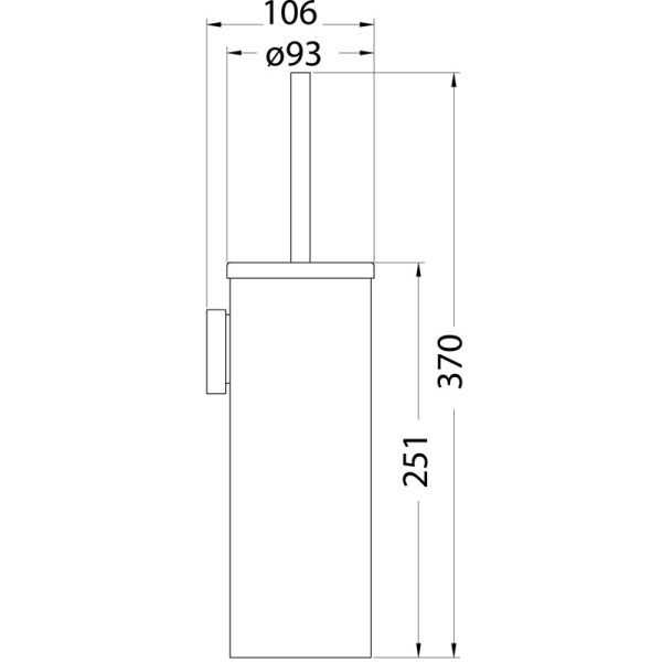 OTUS TOILET BRUSH SET DELUXE - 8119 - Image 2