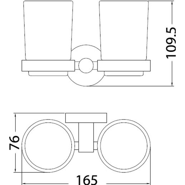 OTUS DOUBLE TUMBLER HOLDER - 8128 - Image 2