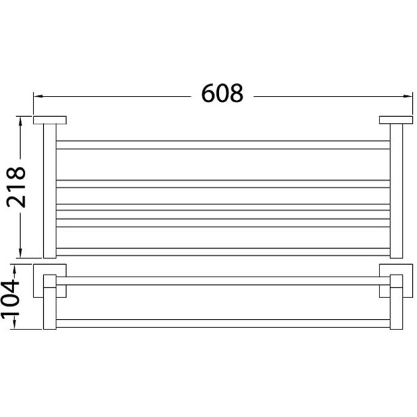 SARA TOWEL RACK - 8981 - Image 2