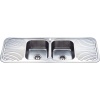 CORA DOUBLE BOWLS & DOUBLE DRAINERS KITCHEN SINK - C-1380