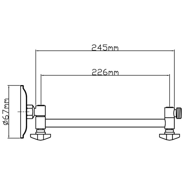 ALL DIRECTION SHOWER ARM - D04D - Image 2