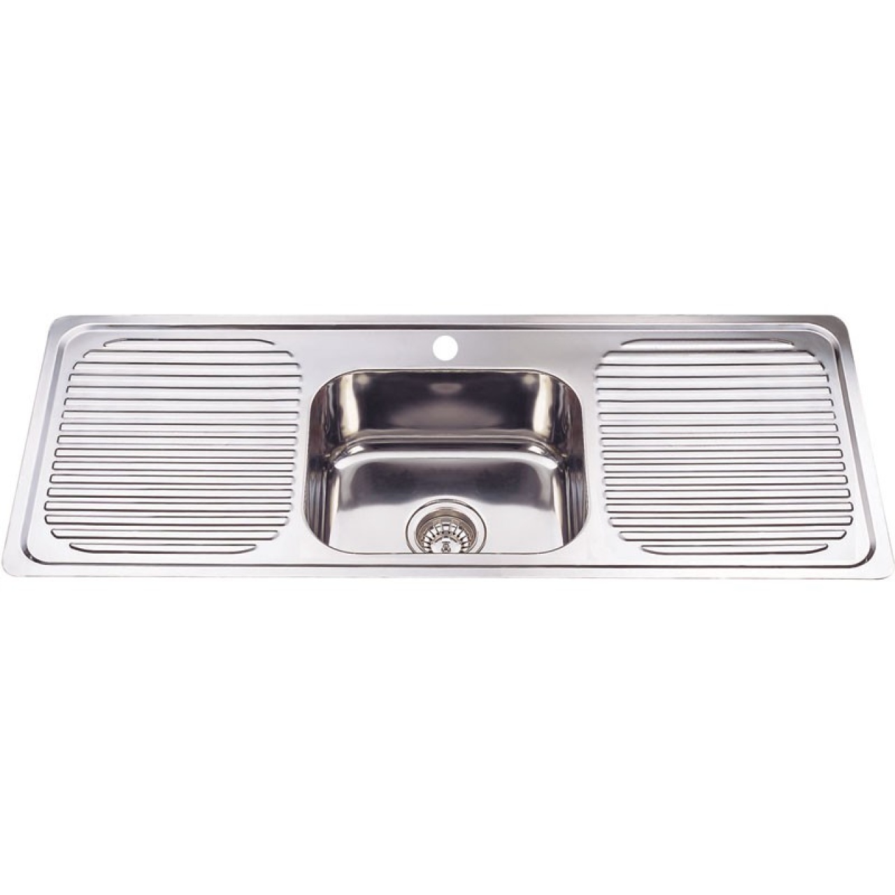 Single Bowl Double Drainer Sink 1180mm
