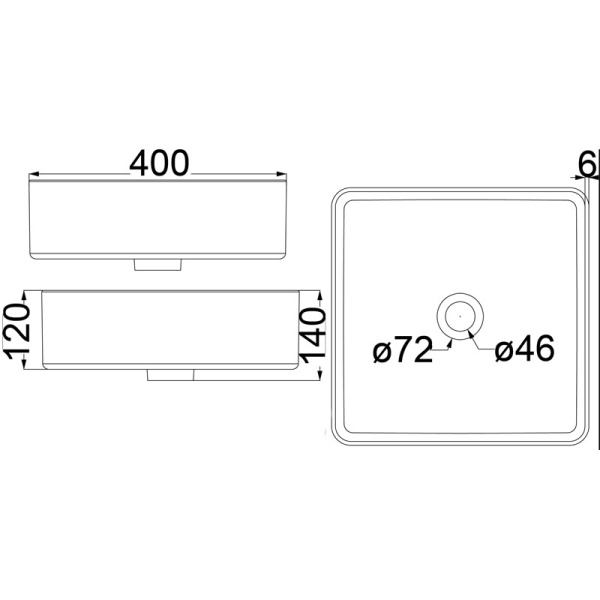IKON/ ULTRA THIN BASIN - HDI-22-402 - Image 2
