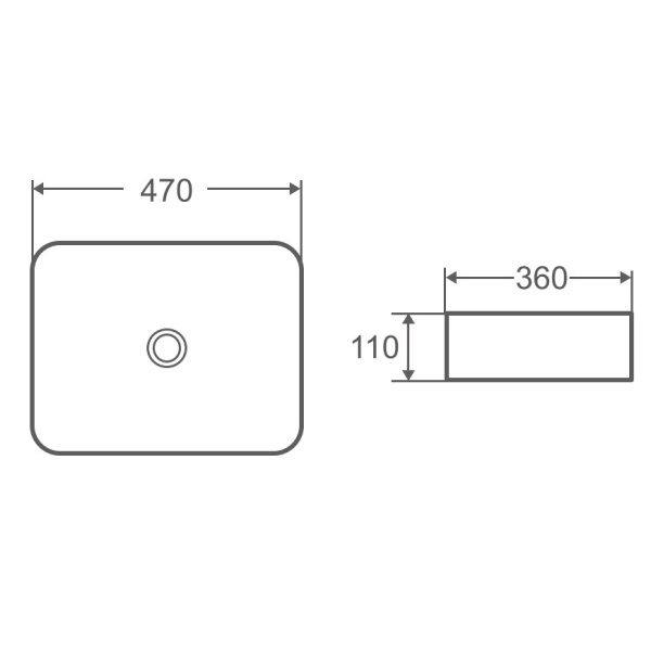 EDEN SLIM COUNTERTOP BASIN - LTI-22-403 - Image 2